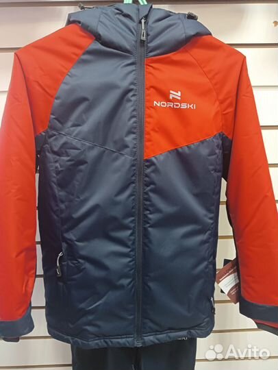 Костюм утепленный Nordski Jr Premium red/dark navy