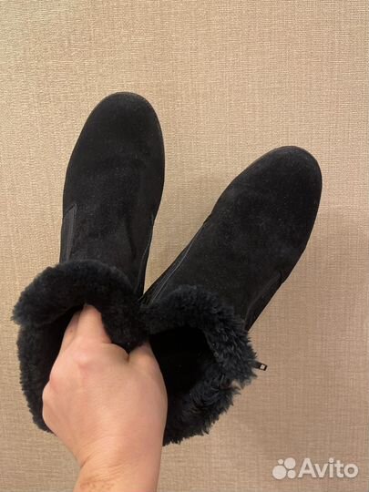 Ботинки зимние женские натуральная замша 40