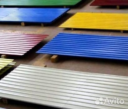 Профнастил С8 окрашеный, м2