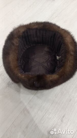 Шапка норковая мужская
