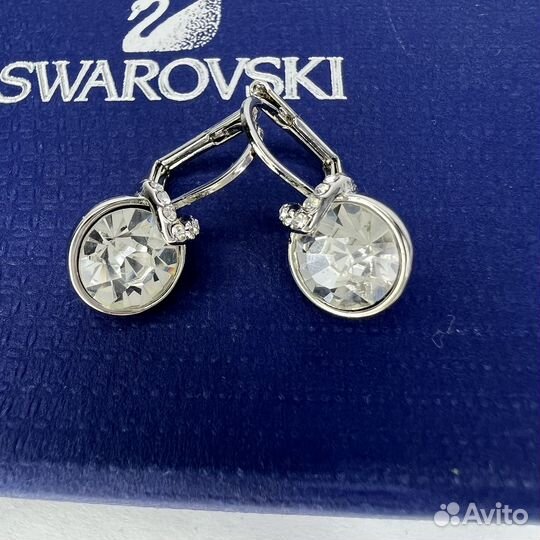 Swarovski Bella V серьги белые