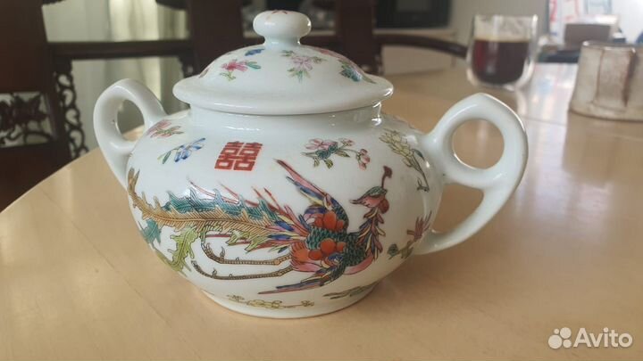 Посуда Китай Дракон и Феникс ручная роспись