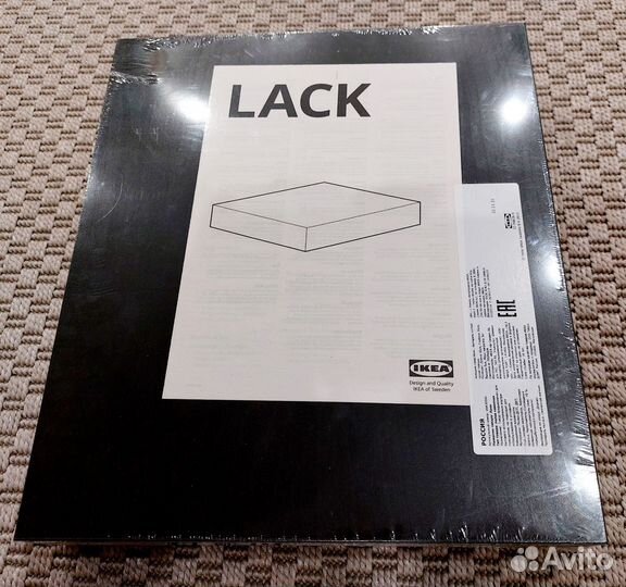 Полка IKEA Lack (чёрная)