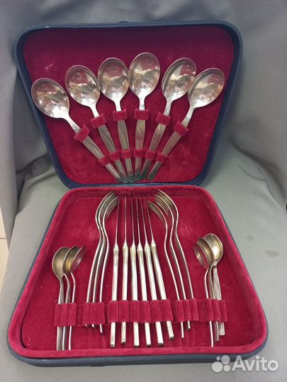 Набор столовых приборов Мельхиор СССР