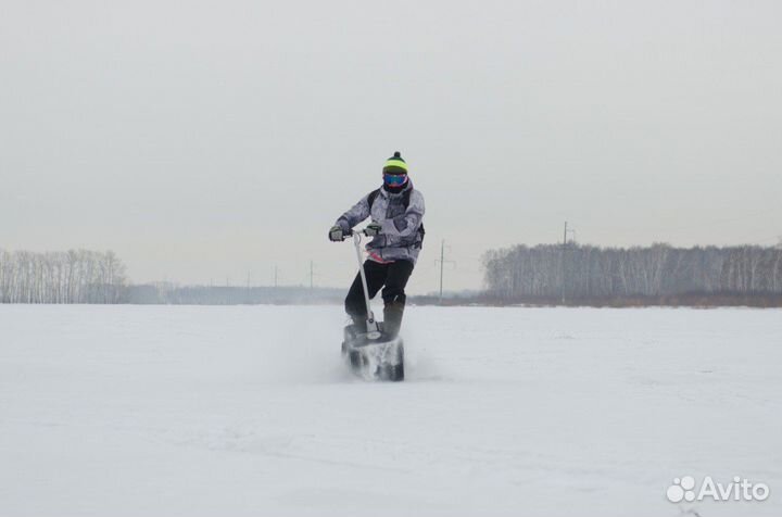 Мотосноуборд 43км/ч