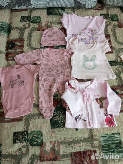 Детские вещи на девочку от 0 до 5 месяцев