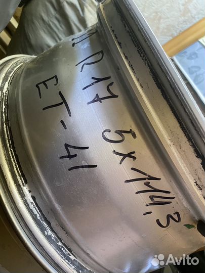 Литые диски r17 5x114 3 бу