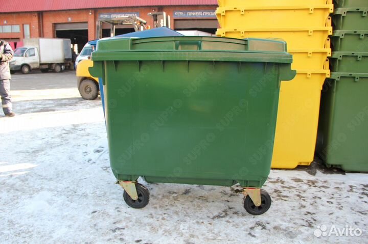 Мусорный евроконтейнер 660л Ш6469