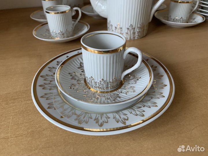 Сервиз кофейный Вербилки 50-е