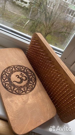 Доска с гвоздями для йоги для начинающих медные