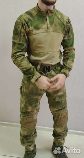 Тактический костюм Комбат (мох) с защитой суставов
