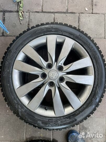 Оригинальные диски kia cerato r17 (зимняя резина)