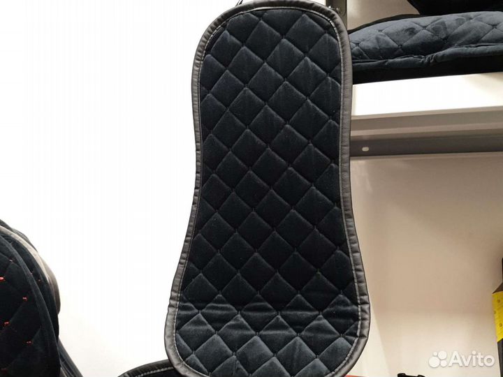 Накидки на сиденья чехол алькантара с боковинами