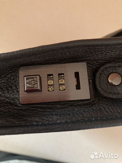 Кожаная мужская папка А4