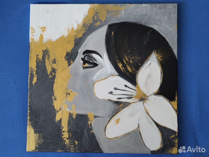 Картина на холсте на подрамнике 40*40 см