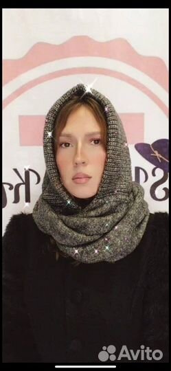 Шапка женская капор