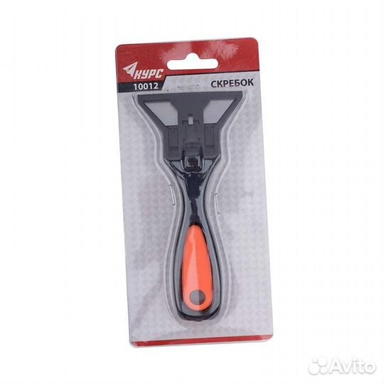 Скребок стекольный пластиковый усиленный 60 мм ку