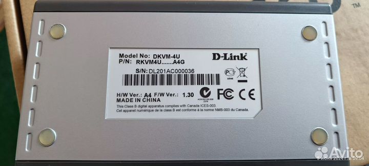 Переключатель D-link dkvm-4u