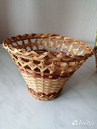 Декоративные корзиночки для цветов набор