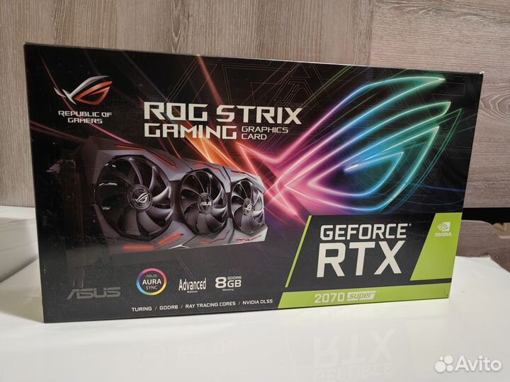 Видеокарта Asus ROG Strix Geforce RTX 2070 Super