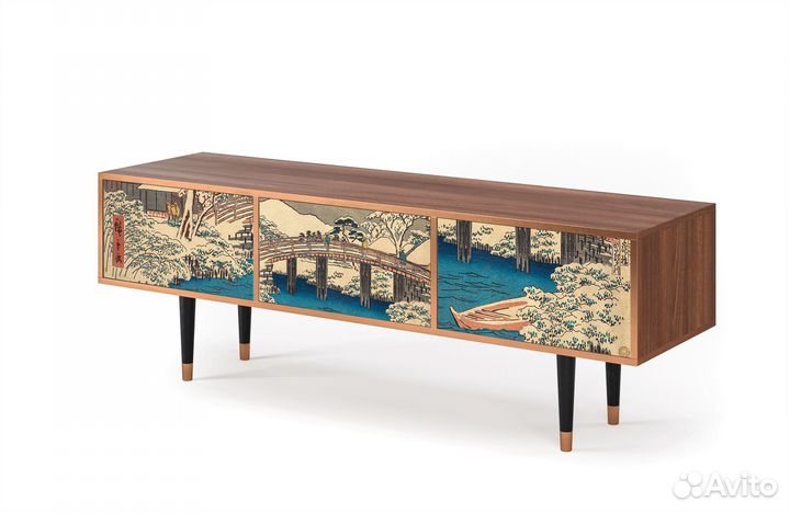 Тв-тумба T4 - Орех - Katabira River