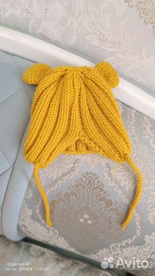 Шапка детская 1,2 года. Вязаная