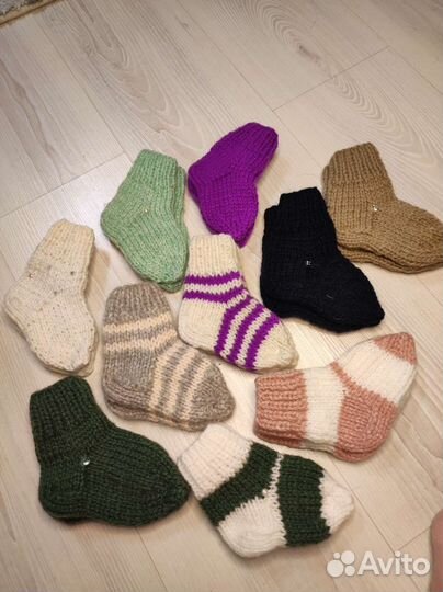 Носки вязаные ручной работы детские