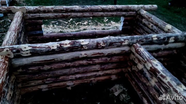 Сруб бани 7на6