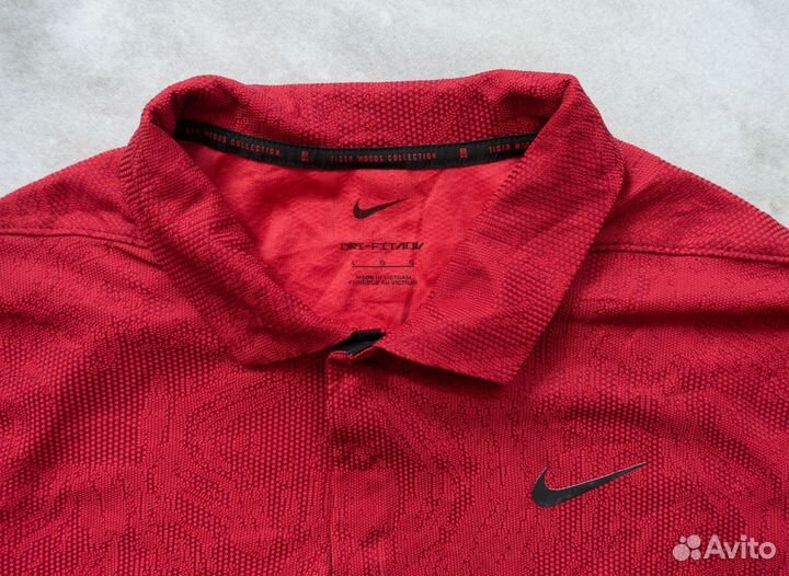 Nike x Tiger Woods L 2023 поло технологичное джерс