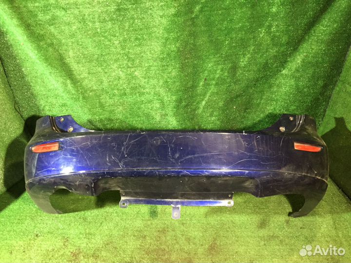 Бампер задний Mazda Premacy crew Синий царапины