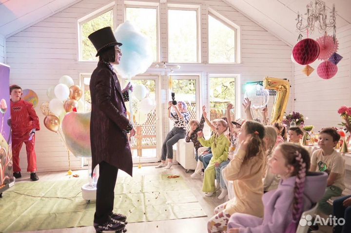 Сладкое шоу Вилли Вонки (сладкая вата)