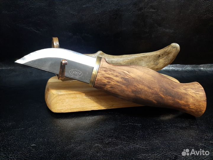Нож финский Ahti Puukko Kaira сталь W75 Carbon