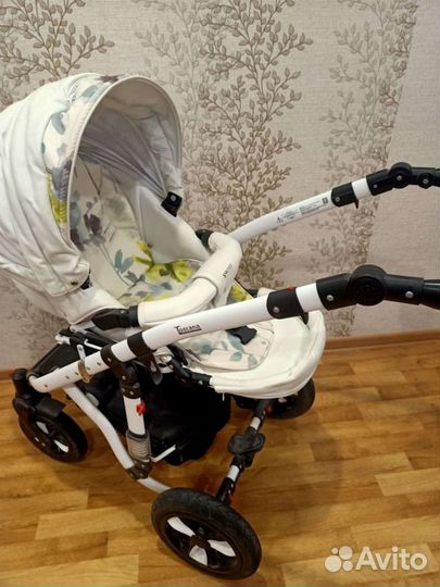 Детские коляски 2 в 1 эко кожа