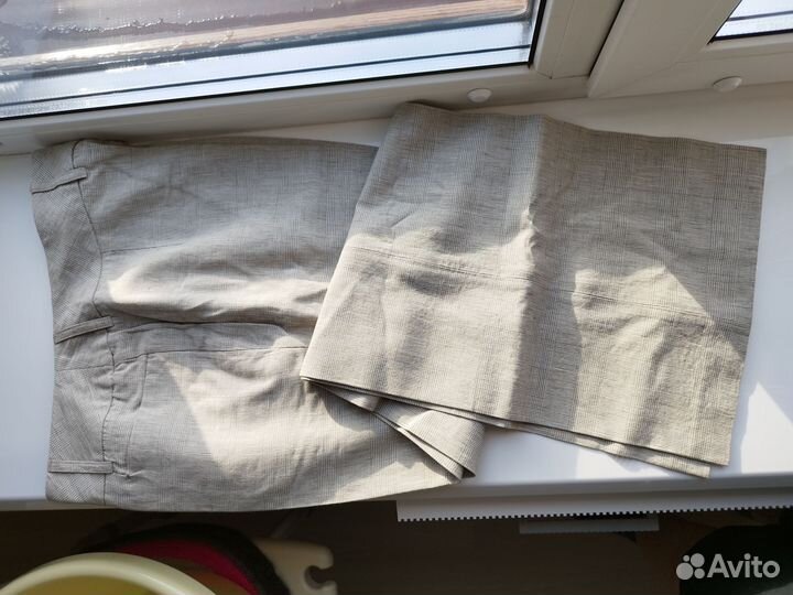 Брюки летние madeleineр 50-52 Лён в составе