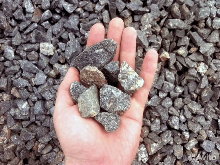 Щебень, песок