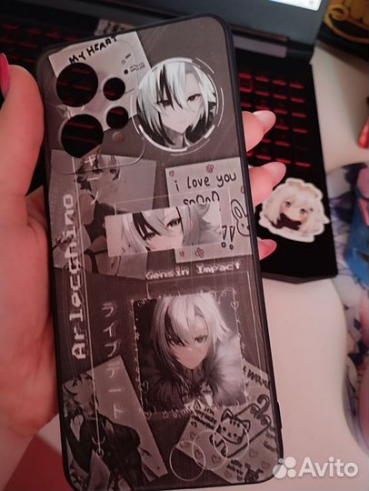 Чехол на Xiaomi Redmi Note 12 4G геншин