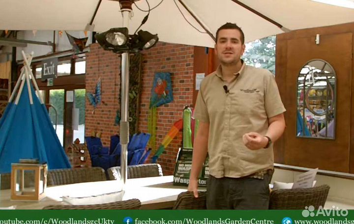 Светильник для обогрева инфракрасный