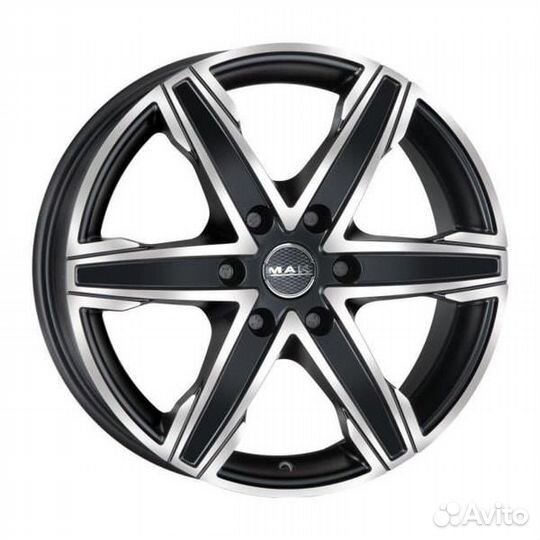R16 6x130 6,5J ET62 D84,1 MAK King 6 Ice Black