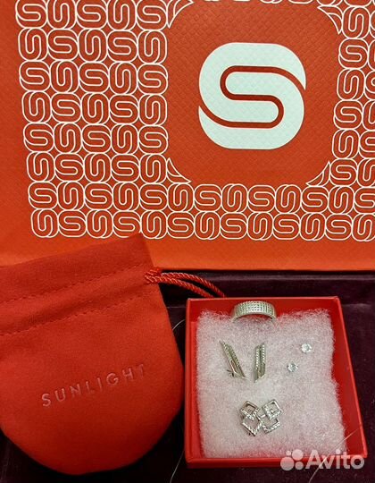 Sunlight серьги серебро