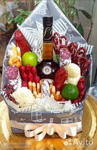 Мужские букеты съедобные