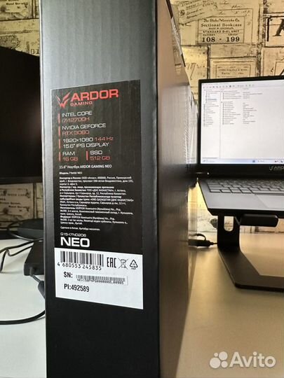 Ardor Gaming Neo i7-12700H/16Gb/RTX3060