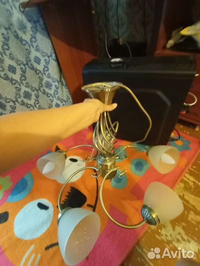 Люстра потолочная бу