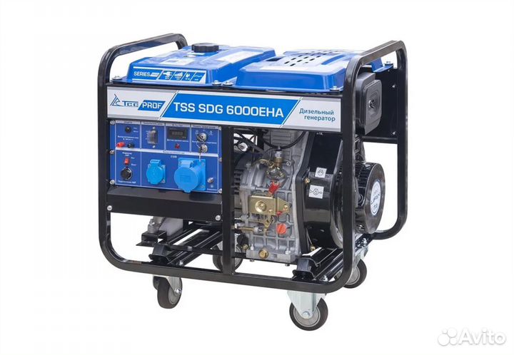 Дизель генератор TSS SDG 6000EHA (6,5кВт)