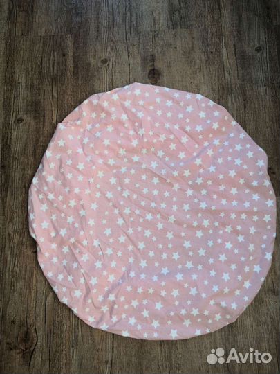 Простынь на резинке круглая