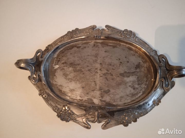 Предметы сервировки посеребренные винтаж