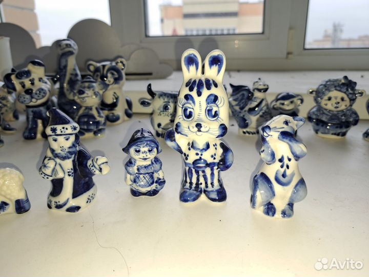 Гжель фигурки
