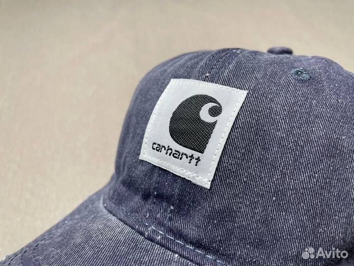 Кепка Carhartt wip винтажная синяя