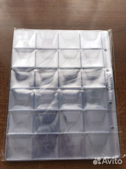 Листы для монет, стандарт Оптима