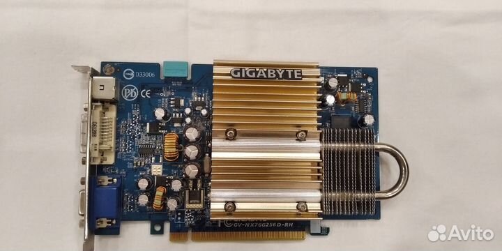 Видеокарта gigabyte GeForce 7600 GS