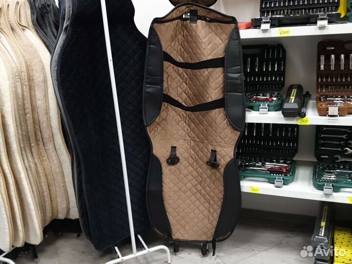 Накидки на сиденья чехол алькантара с боковинами